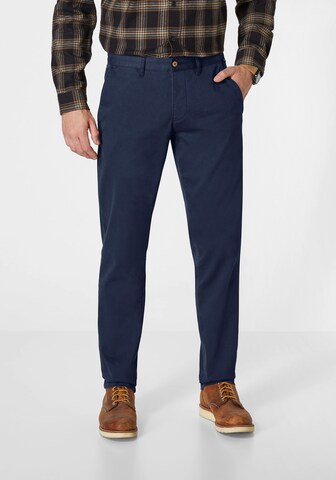 REDPOINT Slim fit Chino Pants in Blue: front