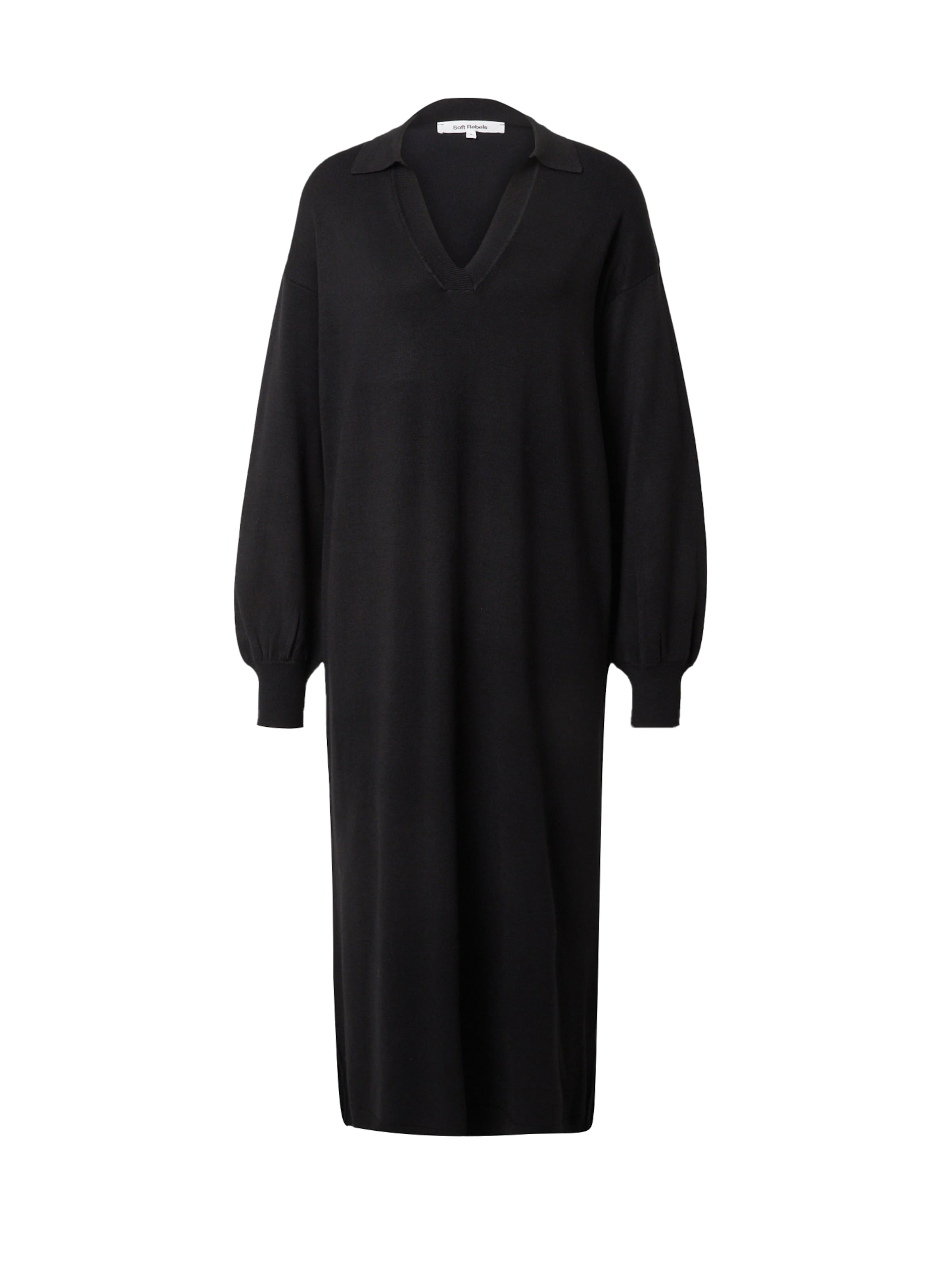 Abito in maglia 'Lea' di Soft Rebels in nero: frontale