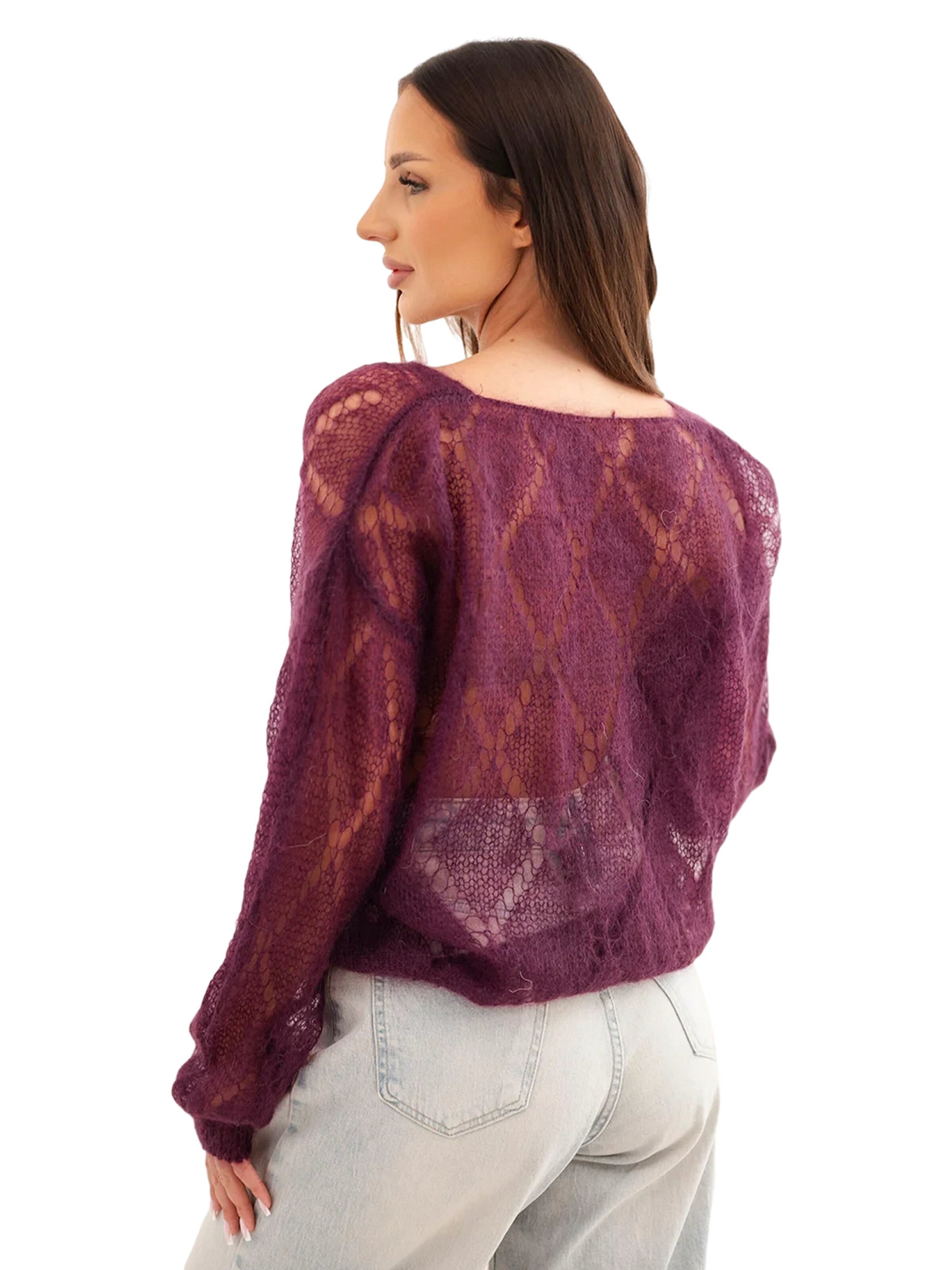 Lumera Kardigan 'Ciliegia' – fialová