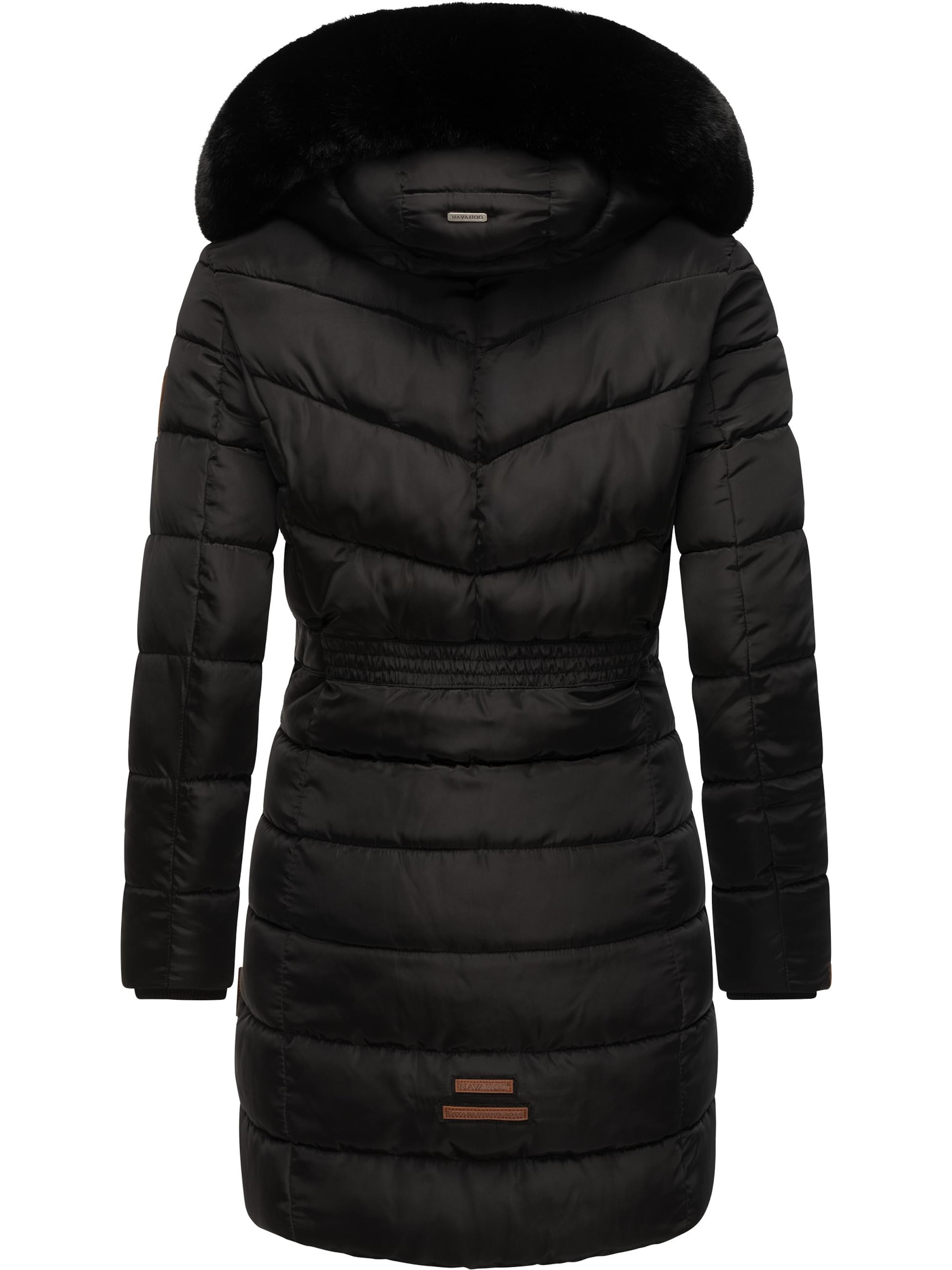 NAVAHOO Χειμερινό παλτό 'Paula' σε μαύρο