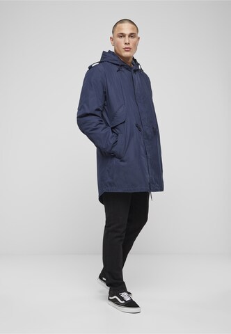 Brandit Between-Seasons Parka 'M51 US' in Blue