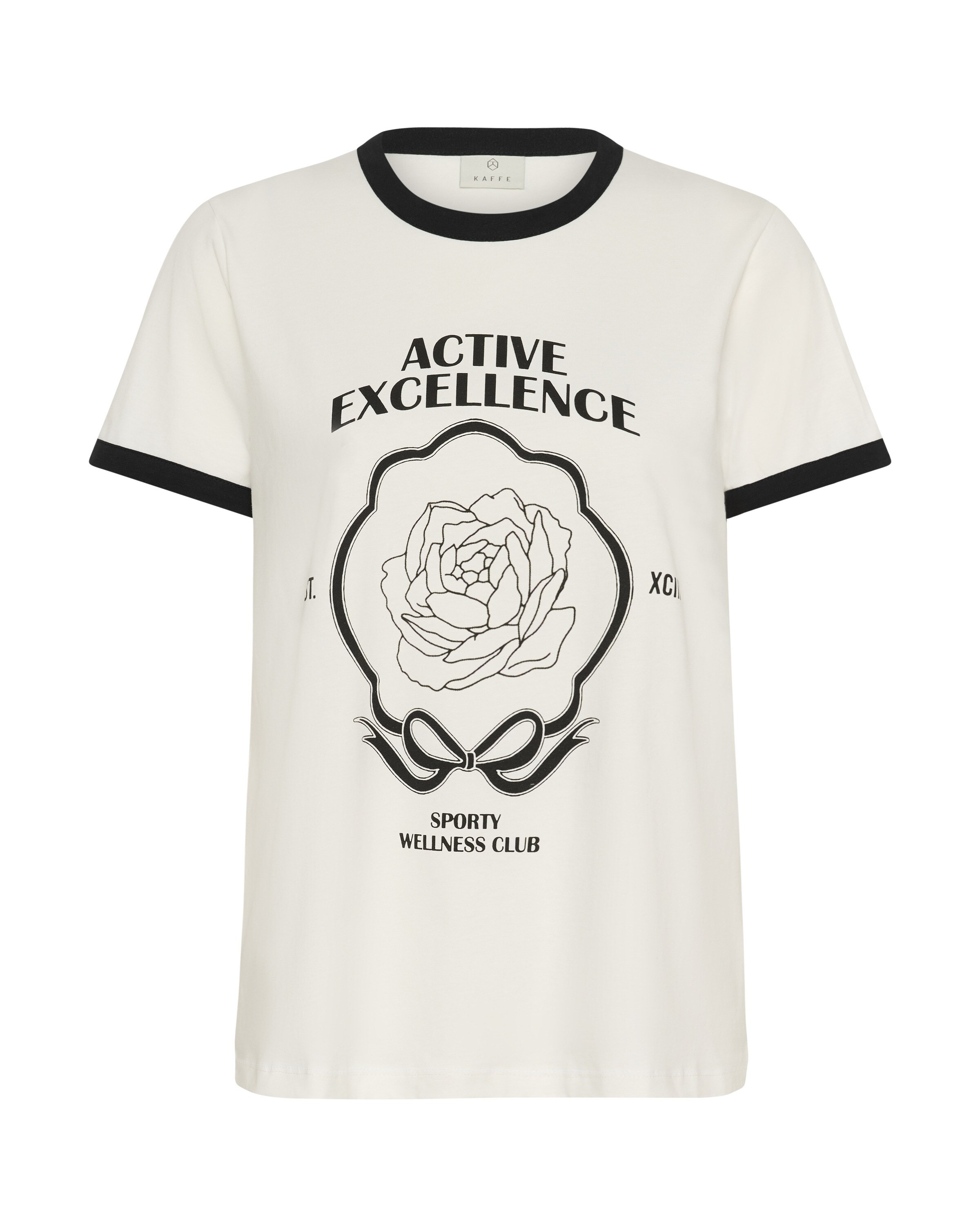 Kaffe Shirts 'Flora' i hvid: forside