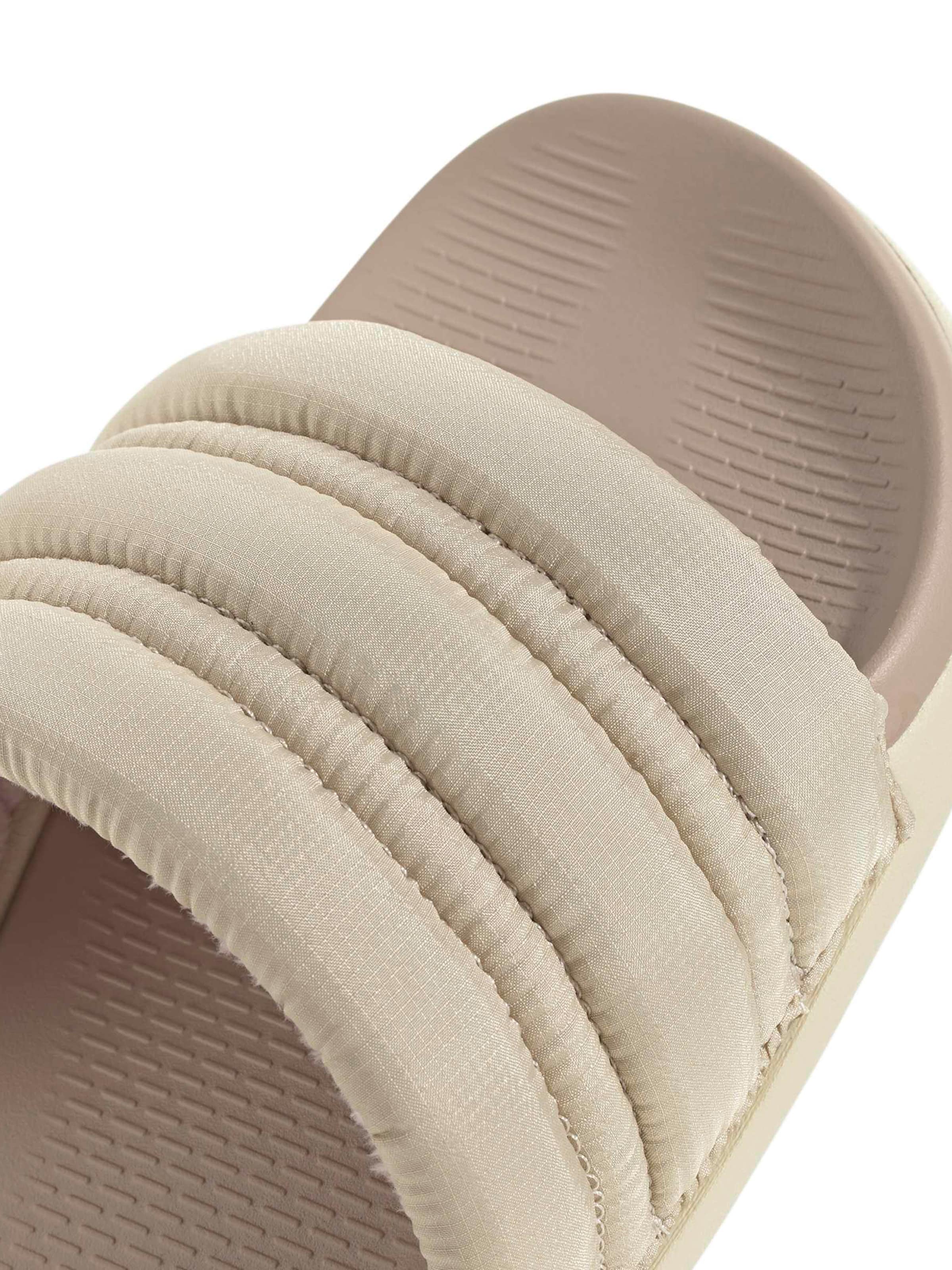 ADIDAS SPORTSWEAR - Sapato aberto 'ADILETTE COMFORT 2.0' em bege