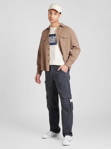 JACK & JONES Tričko 'LAFAYETTE' – béžová