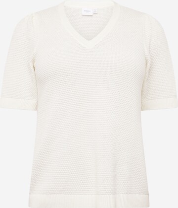 Pull-over 'Dalo' EVOKED en blanc : devant