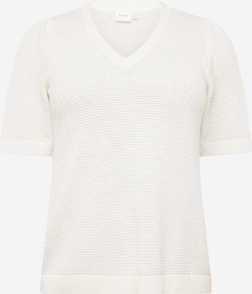 Pull-over 'DALO' EVOKED en blanc : devant