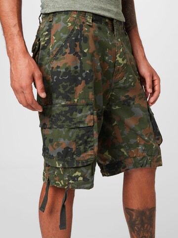 Regular Pantalon cargo Brandit en vert