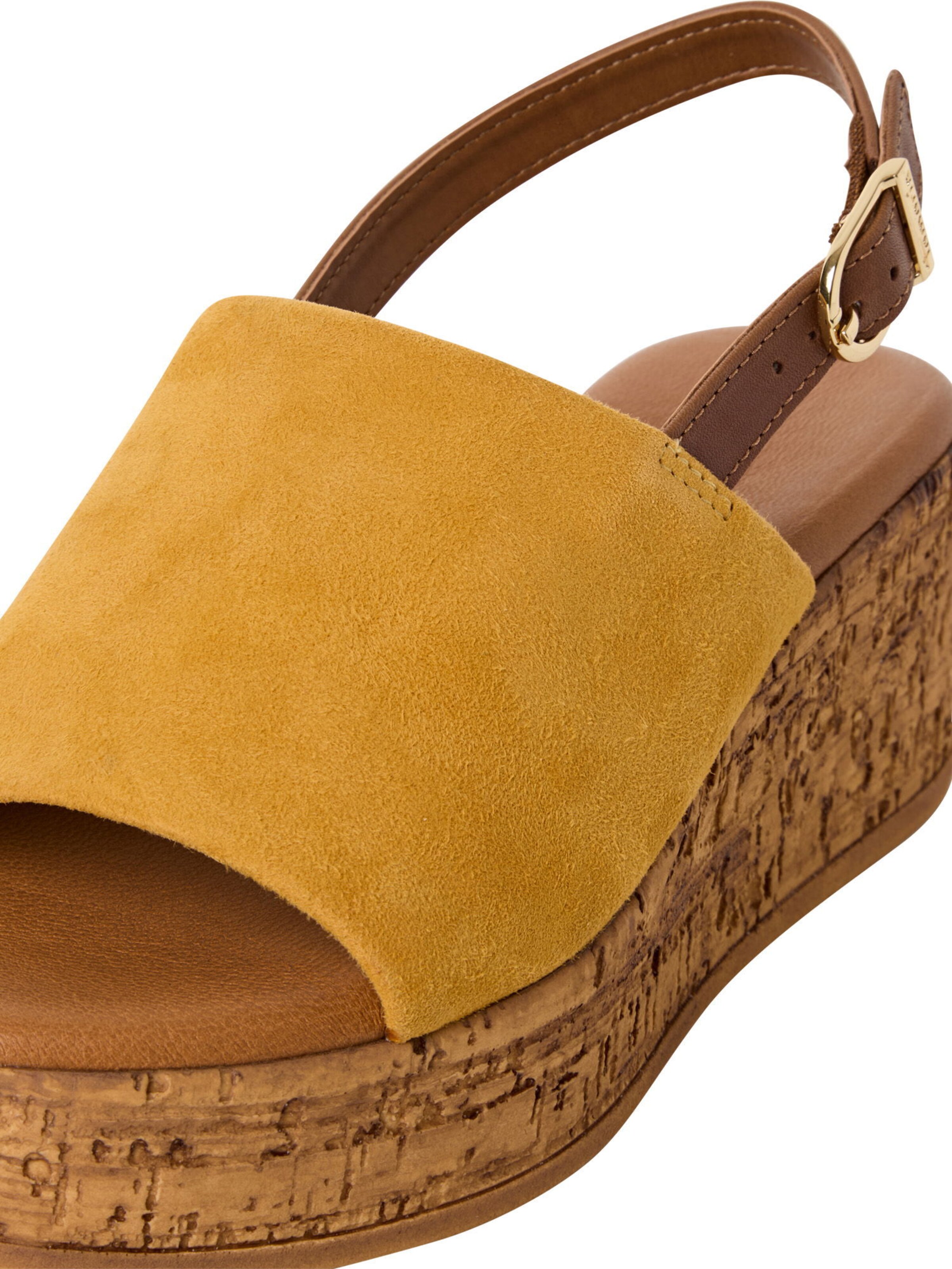 Sandales Tamaris en jaune