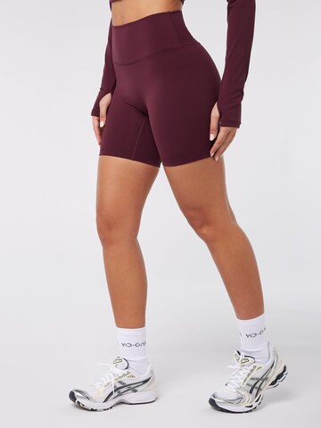 YO-GAYA Skinny Leggings in Rood