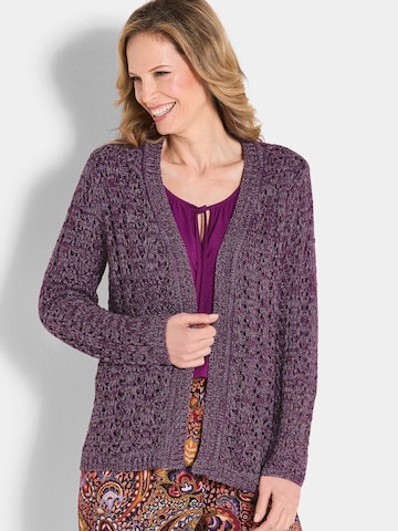 Cardigan Goldner en violet : devant
