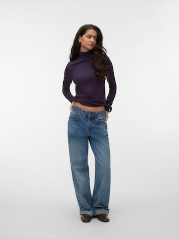 VERO MODA Свитер 'VMHAPPINESS' в Лиловый: спереди
