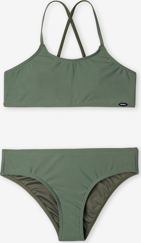 O'NEILLBustier Bikini - zelena boja: prednji dio