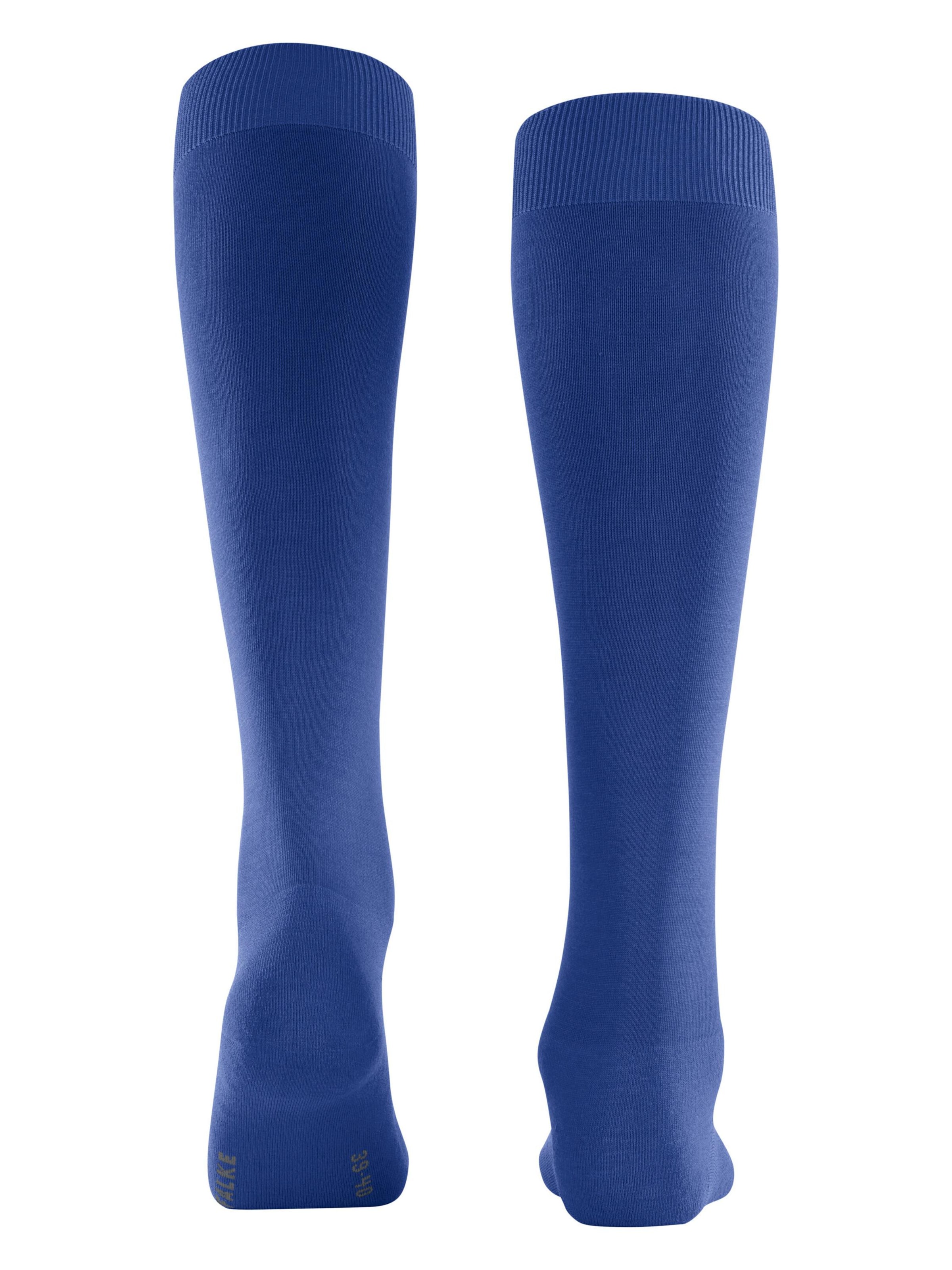 FALKE Knee High Socks 'ClimaWool' in Blue
