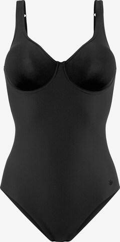 TRIUMPH Lingerie Bodysuit in Black: front