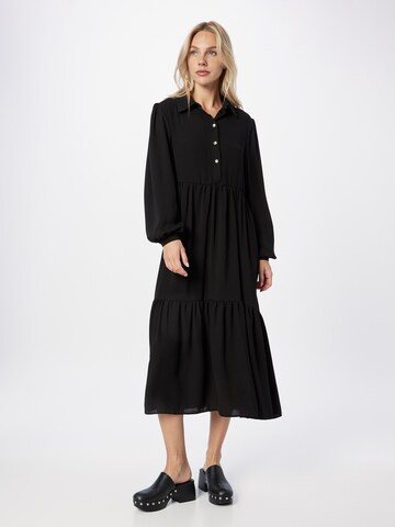 Rochie tip bluză de la Dorothy Perkins pe negru: față