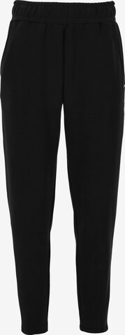 Tapered Pantaloni sportivi di Athlecia in nero: frontale