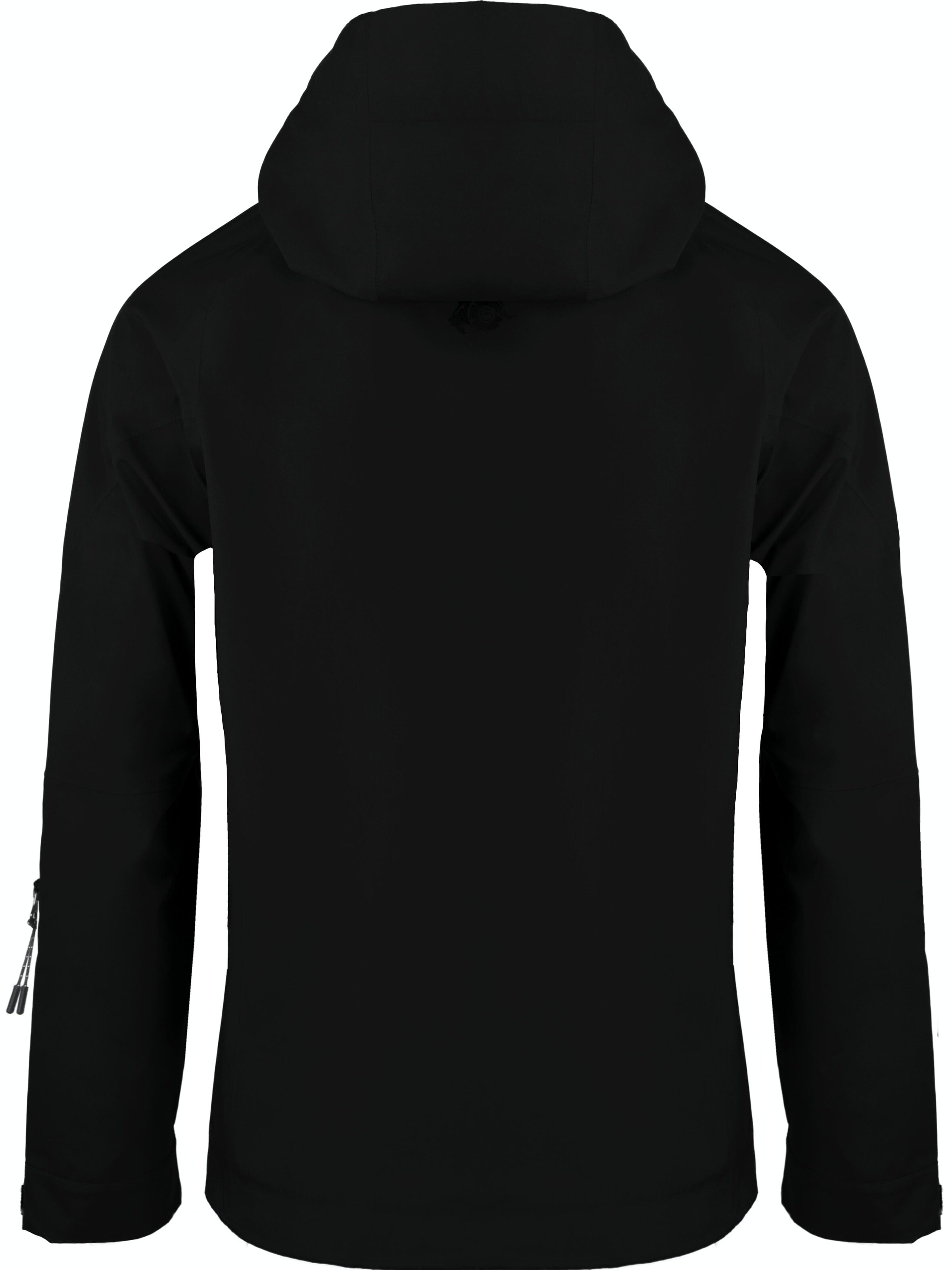Guggen Mountain Weatherproof jacket 'Allwetter Jacke HD09 3-Lagen Hardshell Wanderjacke' in Black