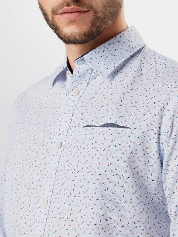 JACK & JONES Regular Fit Hemd 'Matthew' in Blau