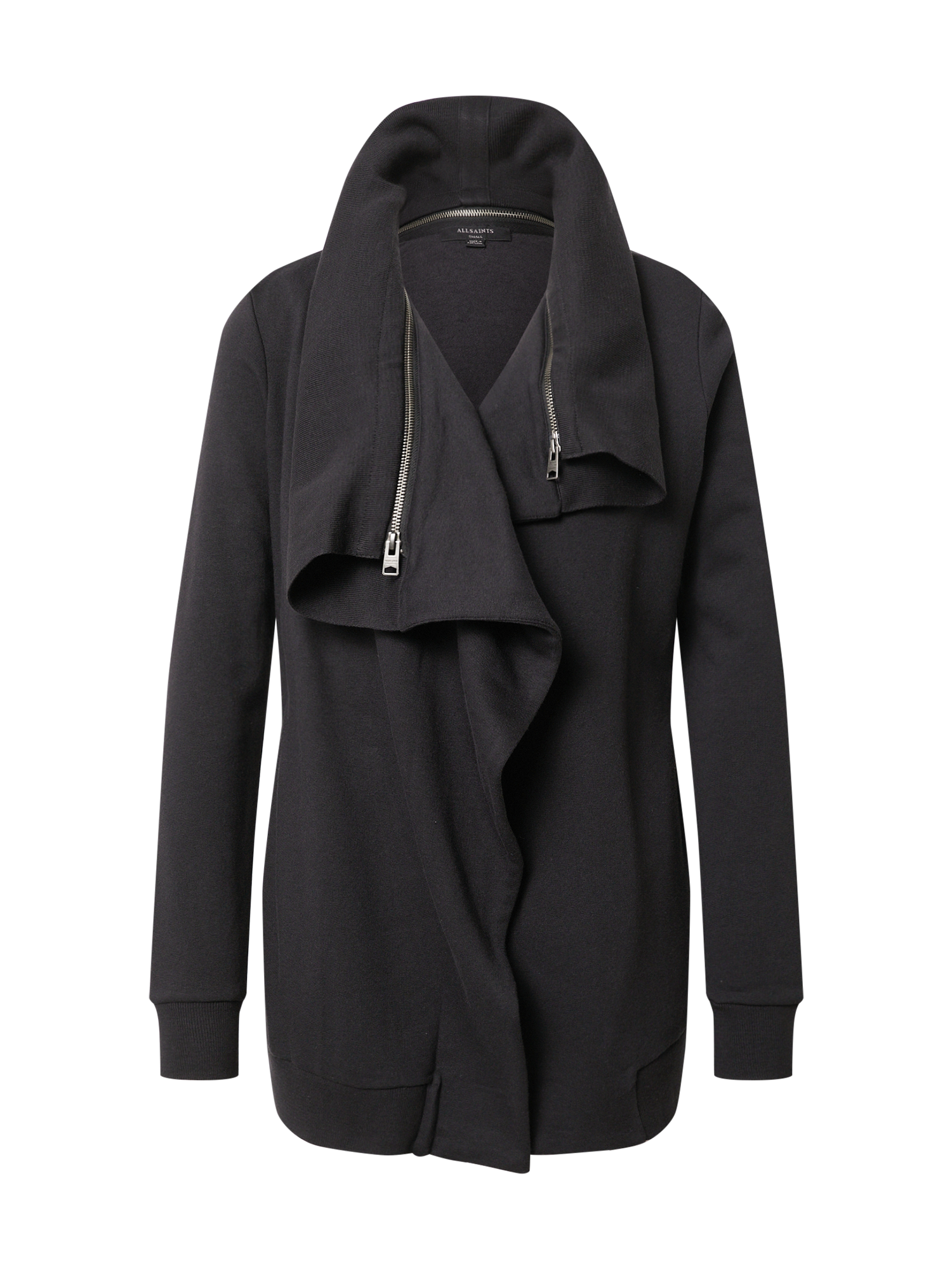 Bardziej zrównoważony Kobiety AllSaints Bluza rozpinana Dahlia w kolorze Czarnym 