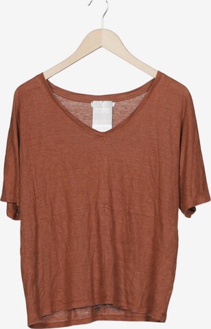 hessnatur Top & Shirt in L in Brown: front