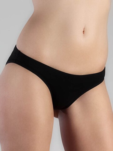 Albero Natur Panty 'Damenslip ohne Spitze' in Black: front