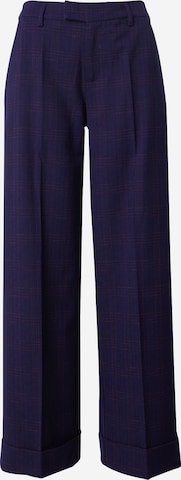 Daahls by Emma Roberts exclusively for ABOUT YOUWide Leg/ Široke nogavice Hlače na crtu 'Georgina' - plava boja: prednji dio