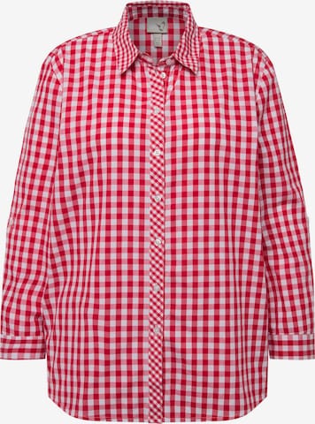 Ulla Popken Blouse in Red: front