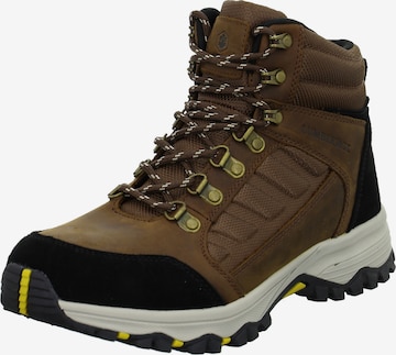Lumberjack Boots in Brown: front