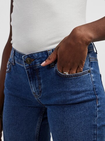 PIECES Flared Jeans 'PEGGY' in Blue