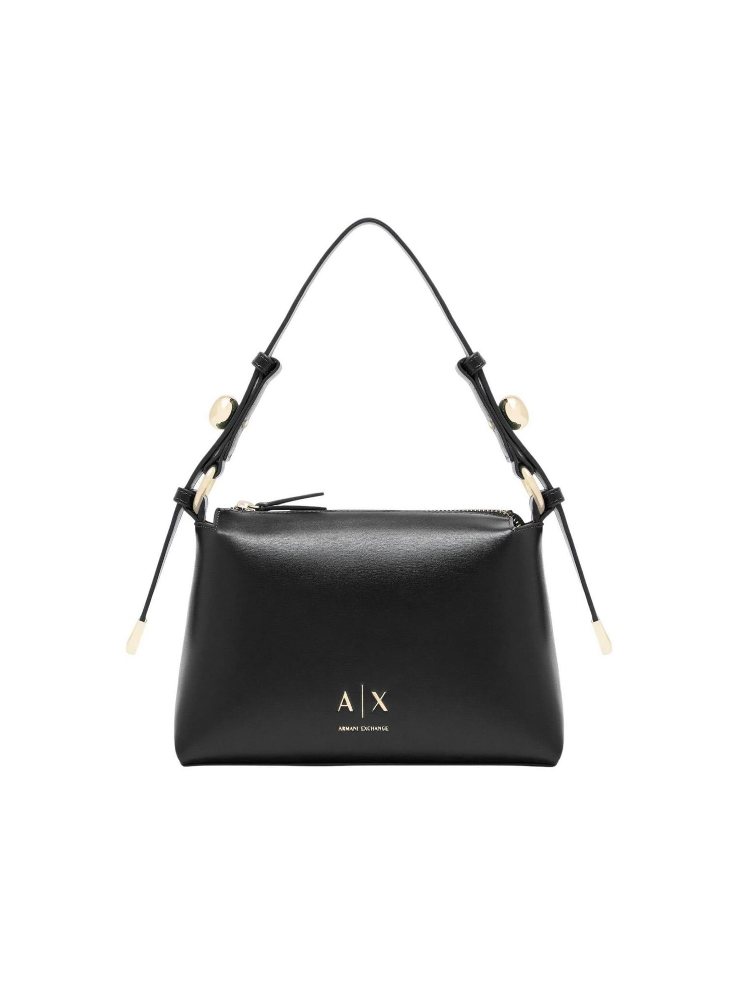 ARMANI EXCHANGE - Bolso de mano 'XW002990 AF26452' en negro: frente
