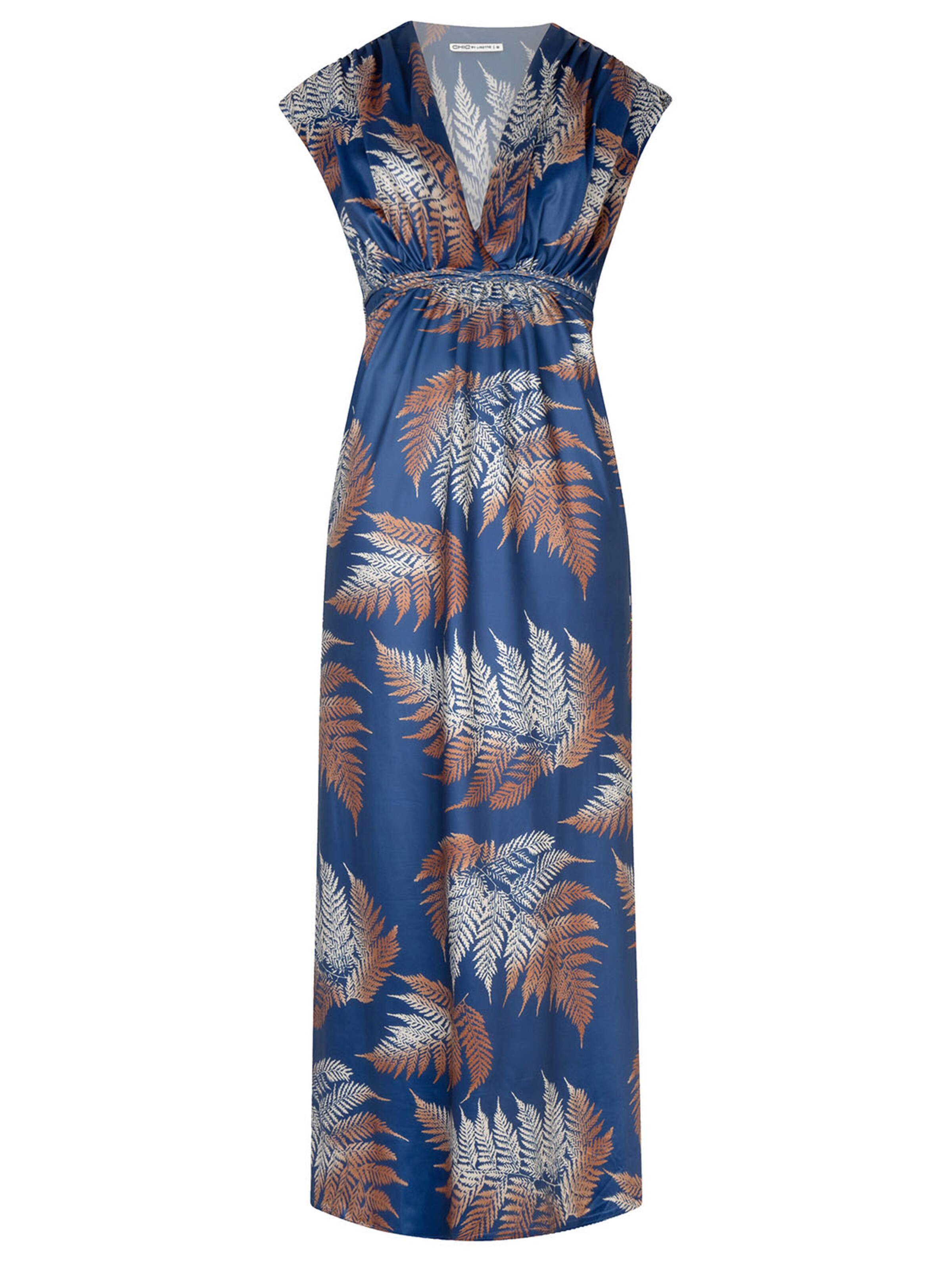 Chic by Lirette Jurk 'Kimono dress Boquete' in Blauw: voorkant