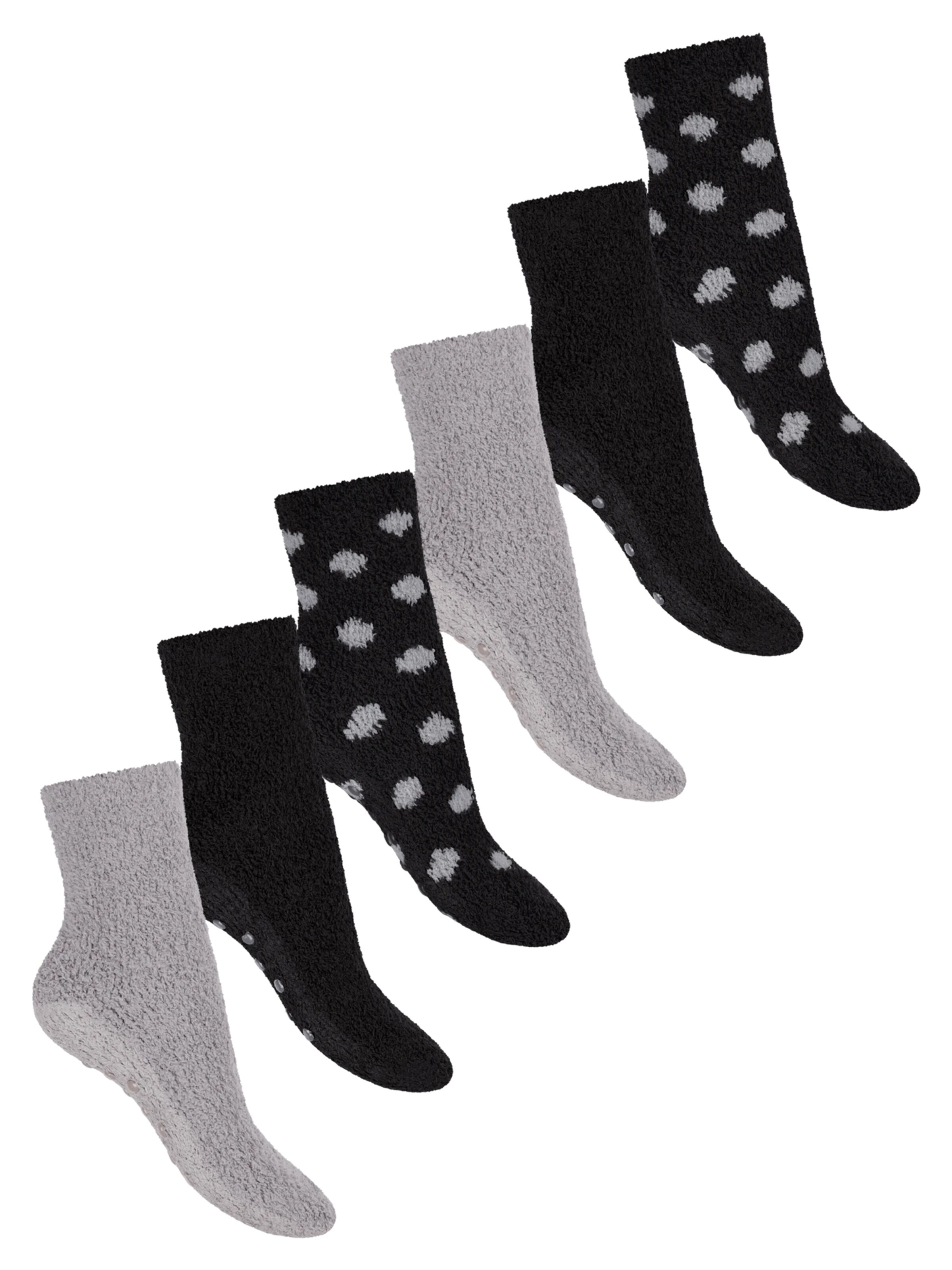 footstar Socken 'EVERYDAY! Cozy'‌‌‌‌ in Schwarz: Vorderseite