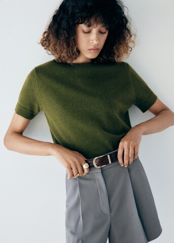 Pullover 'NEKKIN' di MANGO in verde: frontale
