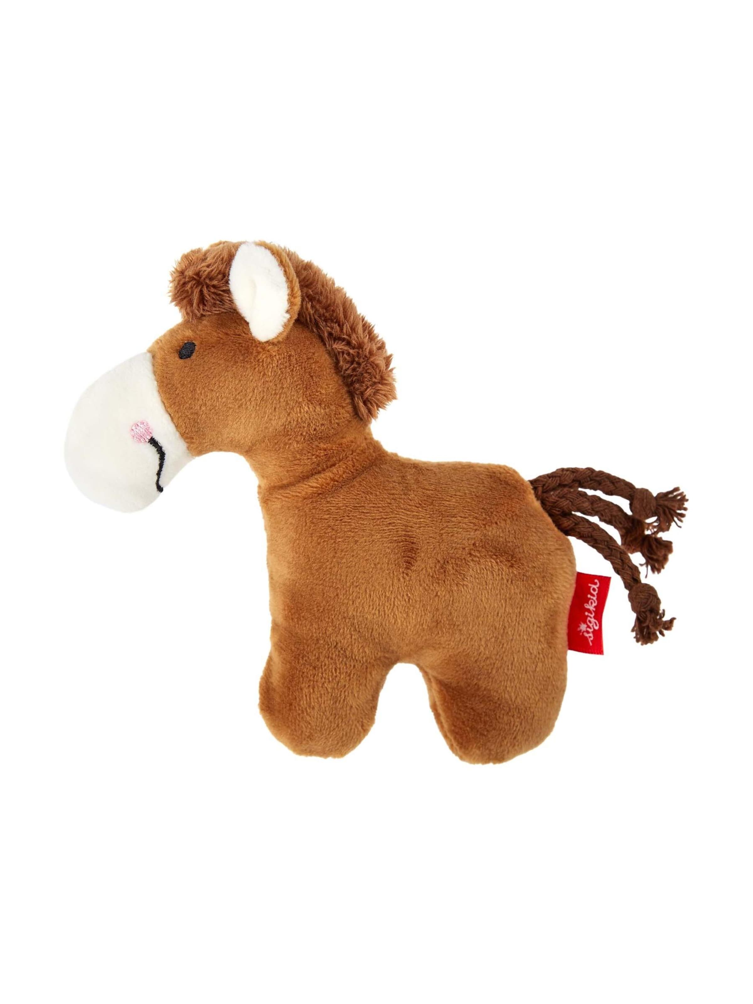 SIGIKID Kuscheltiere 'Rassel-Greifling RedStars'‌‌‌ in Braun: Vorderseite