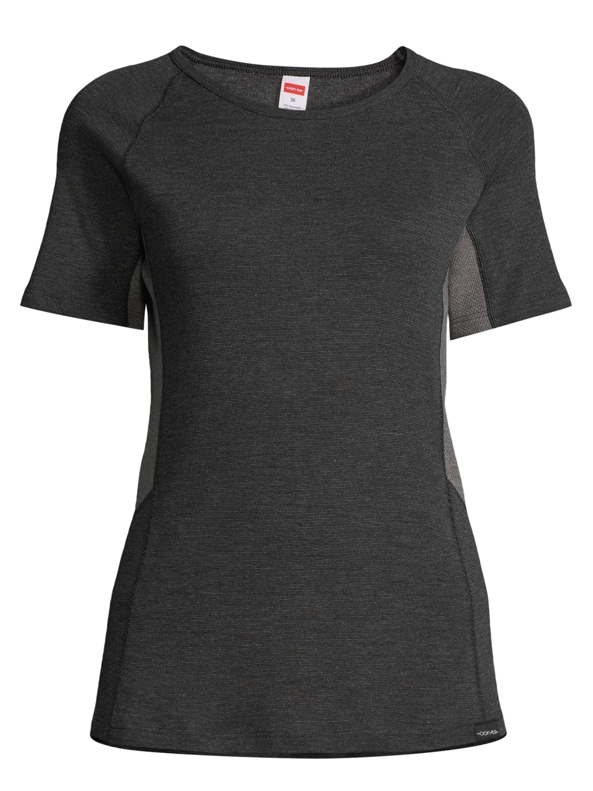 CON-TA Undershirt 'Sportiv' in Black: front