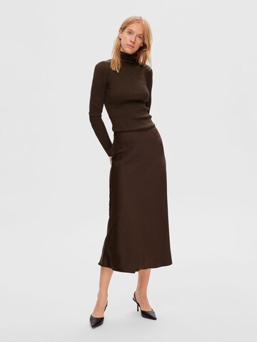 SELECTED FEMME Skirt in Brown