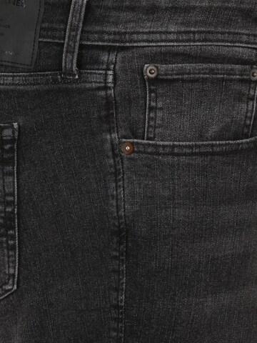 JACK & JONES Loosefit Jeans 'Mike' in Zwart