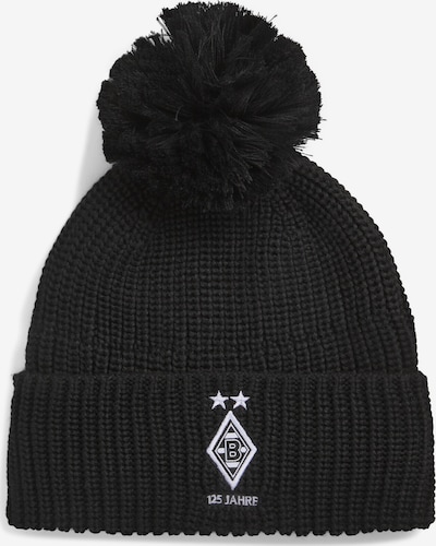 PUMA Sportmuts 'Borussia Mönchengladbach Essentials' in de kleur Zwart / Wit, Productweergave