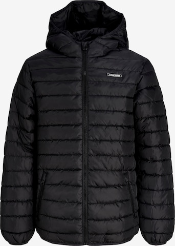 Jack & Jones Junior Přechodná bunda 'JJELVIS' – černá: přední strana