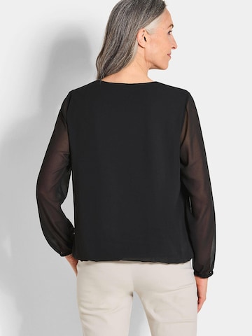 Goldner Bluse in Schwarz