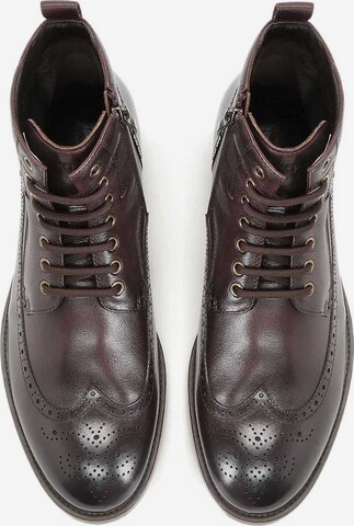 Kazar Lace-Up Boots in Brown