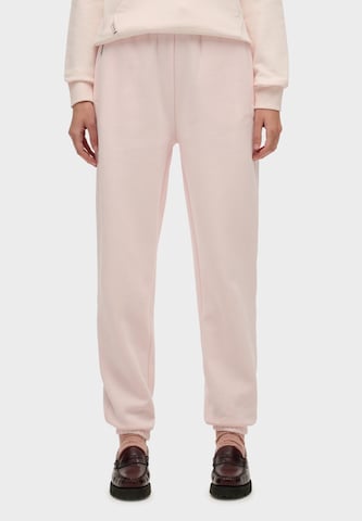 Superdry & Co Tapered Housut 'Essential' värissä vaaleanpunainen: etupuoli