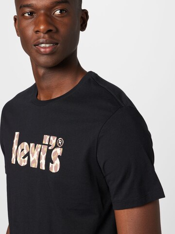 LEVI'S ® Μπλουζάκι 'Graphic Crewneck Tee' σε μαύρο