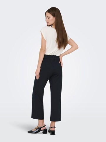 ONLY Wide leg Trousers 'ONLPoptrash' in Black