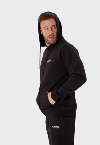 Oldskull Zip-Up Hoodie 'Basic Osk Logo' in Black