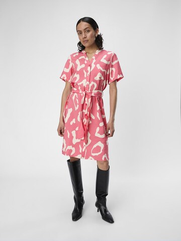 OBJECT Shirt dress 'JACIRA' in Beige: front