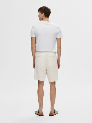 SELECTED HOMME Regular Chino trousers 'MADS' in Beige