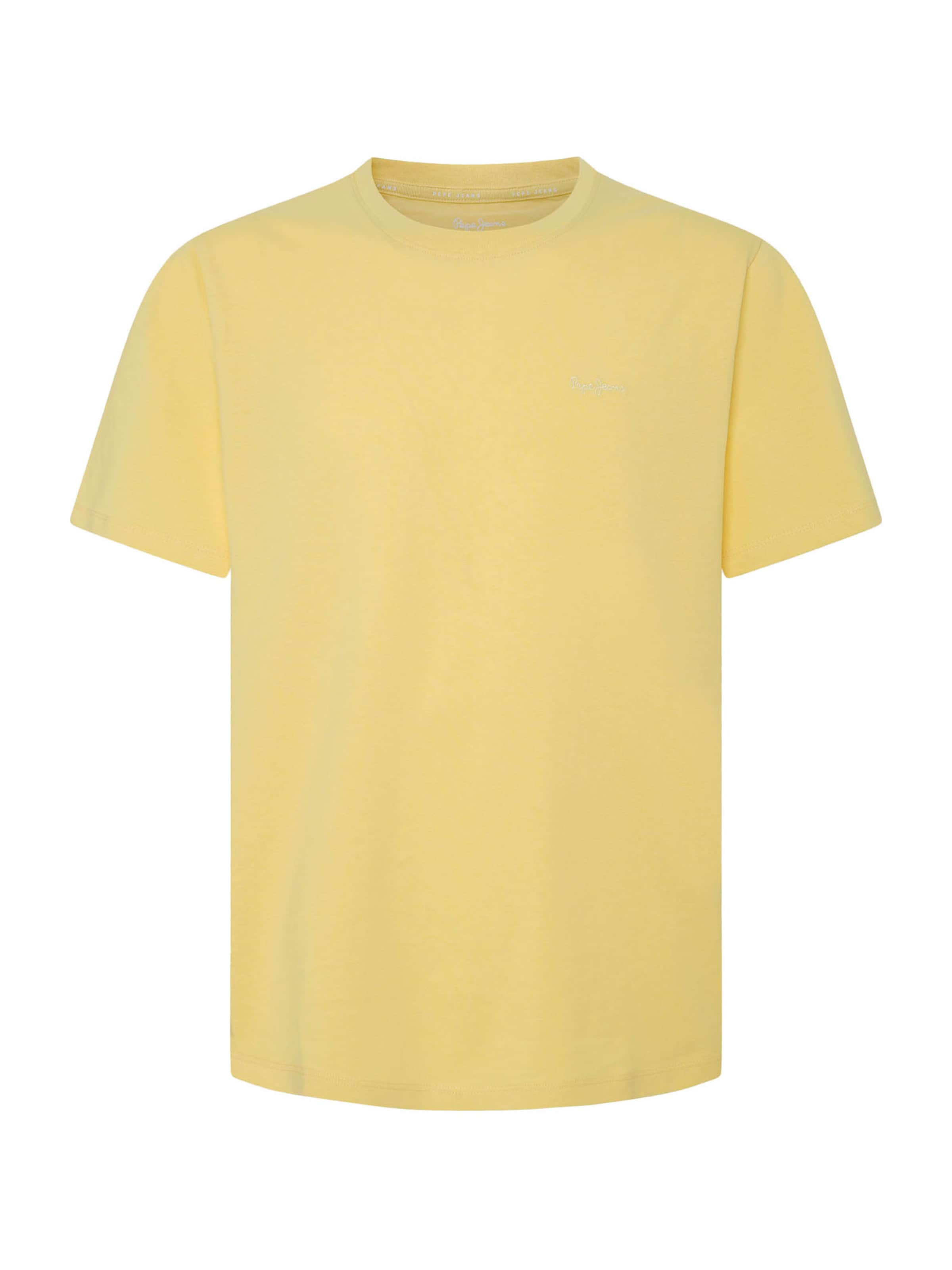 Pepe Jeans - Camiseta 'Connor' en amarillo: frente