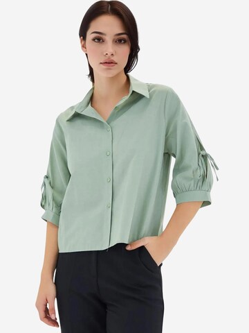 Camicia da donna di Bigdart in verde: frontale