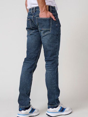 KOROSHI Slimfit Jeans i blå